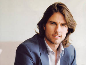 Long-haired Tom Cruise Wallpaper