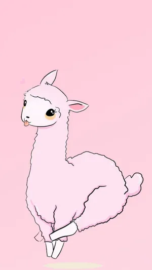 Look At This Cute Llama! Wallpaper