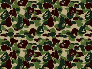 Look Cool In Bape Camo Wallpaper