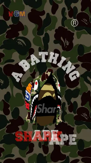 Look Fashionable With The Bape Iphone Wallpaper