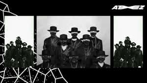 Look Stylish While You Work With Ateez Desktop! Wallpaper