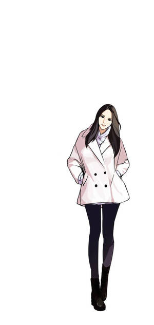 Lookism Crystal In Coat Wallpaper