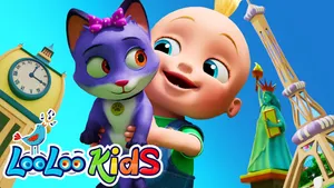 Looloo Kids Johnny And Cat Wallpaper