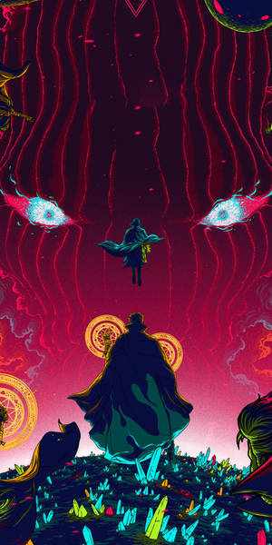 Looping Doctor Strange Minimalist Wallpaper