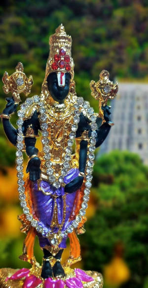 Lord Balaji Miniature Statue Wallpaper