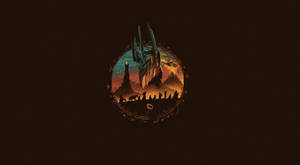Lord Of The Rings Landscape Figure Wallpaper