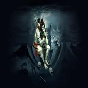 Lord Shiva 4k With Skulls Wallpaper