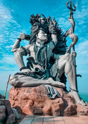Lord Shiva 8k Sitting Wallpaper
