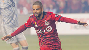 Lorenzo Insigne Toronto Fc Running Photography Wallpaper