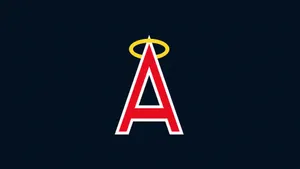 Los Angeles Angels Minimalist Logo Wallpaper