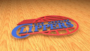 Los Angeles Clippers 3d 1984 Logo Wallpaper