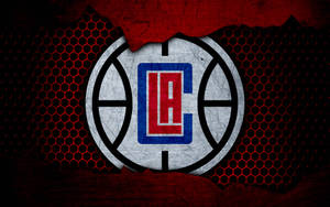 Los Angeles Clippers Grunge Metal Wallpaper