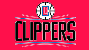 Los Angeles Clippers Neon Pink Background Wallpaper