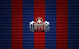 Los Angeles Clippers Striped Mesh Wallpaper