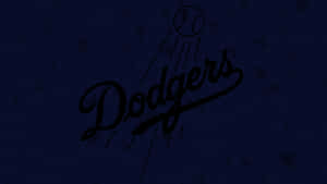 Los Angeles Dodgers Logoon Blue Wallpaper