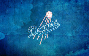 Los Angeles Dodgers Stained Logo Wallpaper