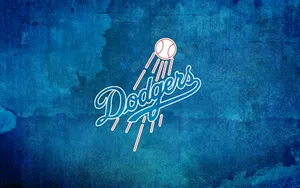 Los Angeles Dodgers Stained Logo Wallpaper