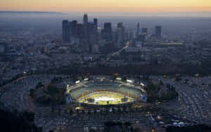 Los Angeles Sunrise Skyline Wallpaper