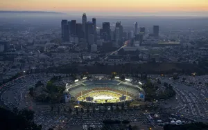 Los Angeles Sunrise Skyline Wallpaper