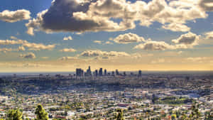 Los Angeles Urban Skyline Wallpaper