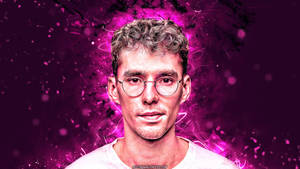 Lost Frequencies Pink Neon Art Wallpaper