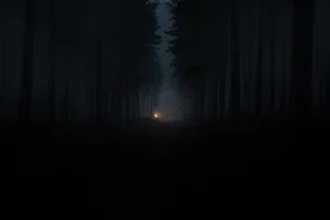Lost In The Mysticism Of The Dark Forest Wallpaper