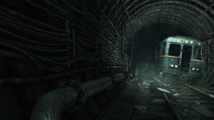 Lost Tunnel Metro 2033 Subway Wallpaper