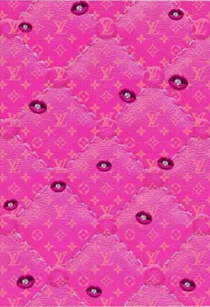 Louis Vuitton Pink Diamond Lips Wallpaper