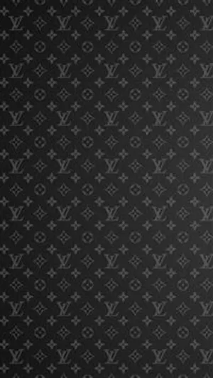 Louis Vuitton Wallpaper On A Black Background Wallpaper