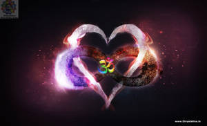 Love And Infinity Chakra Art Wallpaper