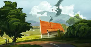 Love And Romance Distance Art Wallpaper