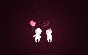 Love Art Cartoon Characters Wallpaper