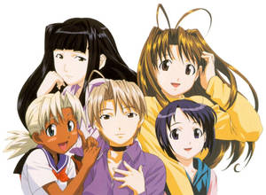 Love Hina Hinata Girls Wallpaper