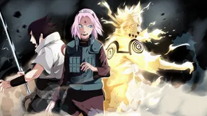 Love Is In The Air - Sasuke Sakura Wallpaper