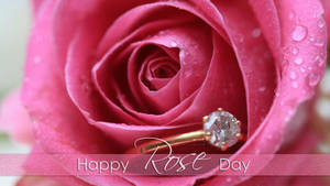 Love Rose Engagement Ring Wallpaper