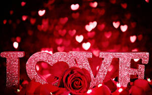 Love Roses Valentines Day Desktop Wallpaper