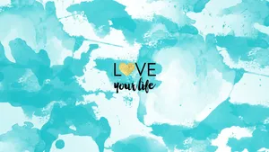 Love Your Life Pastel Aesthetic Wallpaper