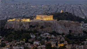 Lovely Acropolis Of Athens Wallpaper