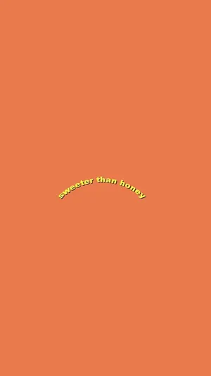 Lovely Pastel Orange Aesthetic Image Wallpaper