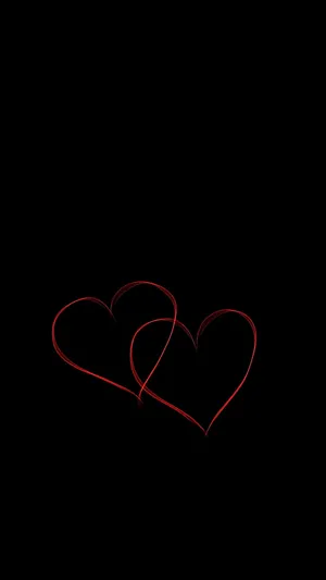Lovely Red Heart Minimalist [wallpaper] Wallpaper