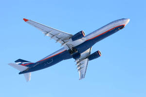 Low Angle Aeroflot Wallpaper