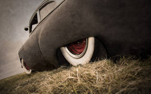 Lowrider Gray Rat Rod Wallpaper