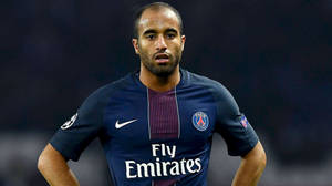 Lucas Moura Wearing Dark Blue Jersey Wallpaper