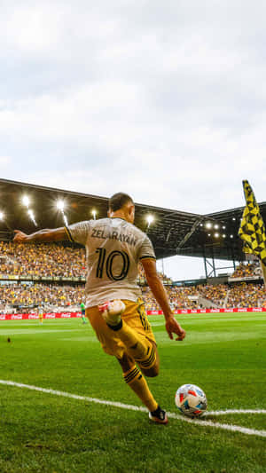 Lucas Zelarayan Corner Kick Wallpaper