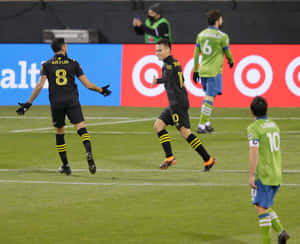Lucas Zelarayan Match Against Seattle Sounders Wallpaper