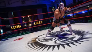 Lucha Libre Wrestlerin Ring Wallpaper