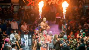 Lucha Libre Wrestlers Entrance Wallpaper