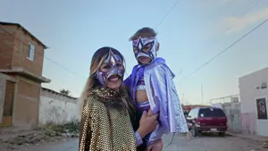 Luchadoresin Suburbia Wallpaper