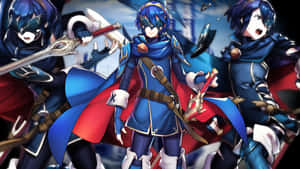 Lucina From The Fire Emblem Franchise Takes Her Place As The Leader Of Her People In Battle. Wallpaper