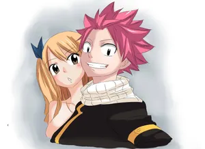 Lucy Heartfilia In A Magical World Wallpaper